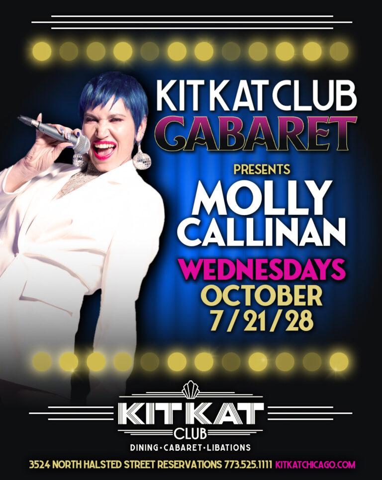 Molly Callinan performing at Kit Kat Club Cabaret on October 7, 21 and 28, 2026