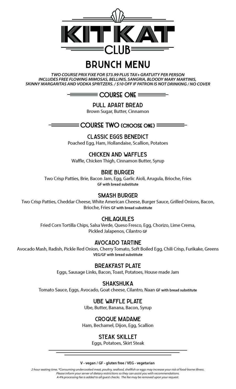 KitKatClub BrunchMenu 021626